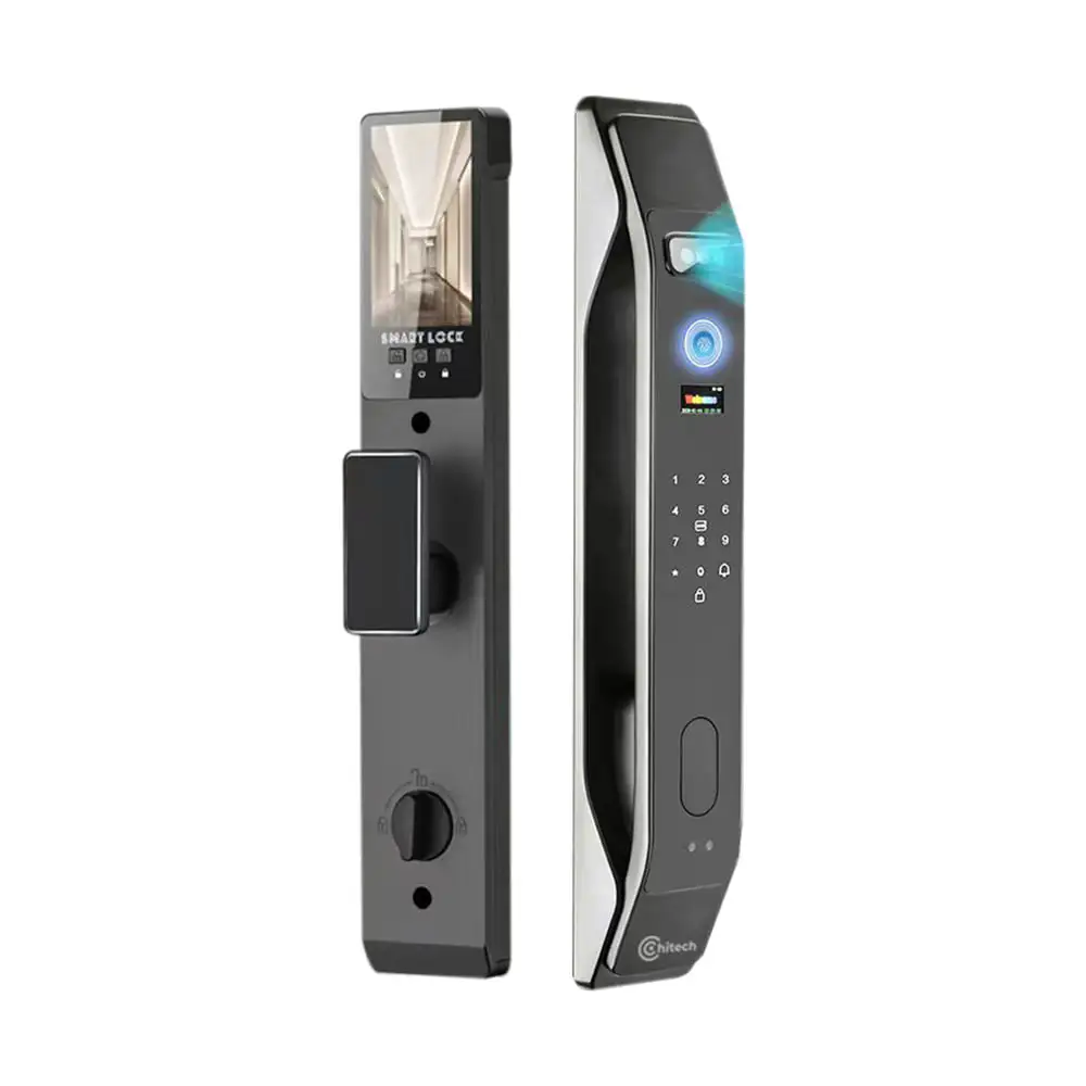 กลอนดิจิตอล C.HITECH CN5 PRO สีดำ-1