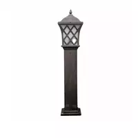 1 meter 1 bulb outdoor lamp, model YG-8187S2-ST, rust red color, FINEXT
