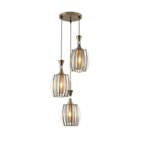 CHANDELIERCS 5137-3ABNEOGSMT/AMBERGDWH3L