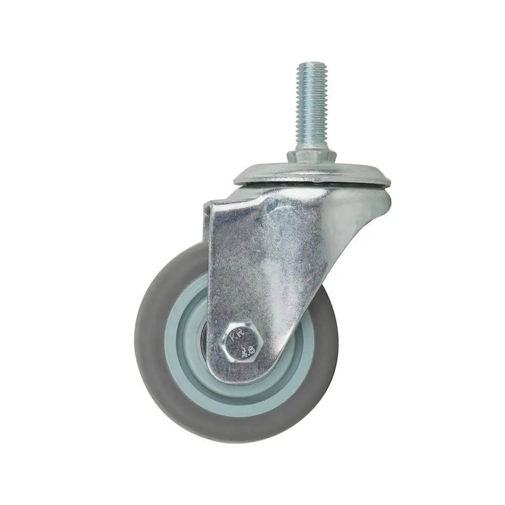 CASTER TPR GREY 3-INCH No Brake screw-1