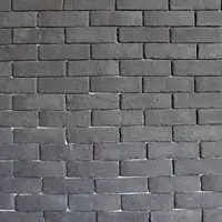 หินสังเคราะห์ ผนังหินเทียม MIDNIGHT GREY 538-123