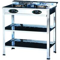 GAS STOVE STAND 2G SS DYN LK-222