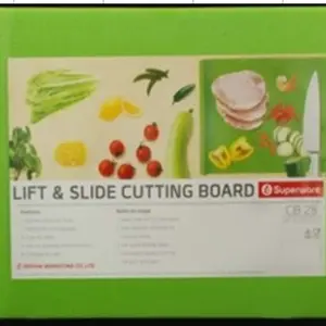 CUTTING BOARD GREEN PLASTIC CB28 SUPER-1