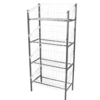 ชั้นวาง SUPER 4 ชั้น 42x63x141.5 เทา