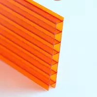 Poly Carbonate Twinwall Sheet F07 Orange