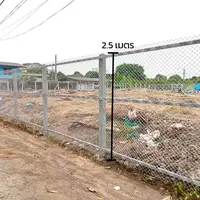 รั้วตาข่ายถักสำเร็จรูป สูง 2.5 เมตร