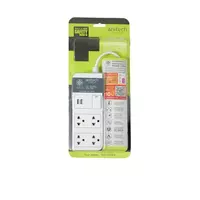 Power strip, 1 switch, 2 USB, length 4x3 m., model H624, gray