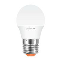 หลอดไฟ LED E27 3W วอร์มไวท์ ทรงปิงปอง LAMPTAN BALL A45