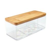 กล่องใสฝาไม้ STACKO MOKU BB01033 9x21x8.8 ซม.