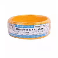 THW cable (IEC01) 1x1 sq.mm. yellow 50 meters NNN