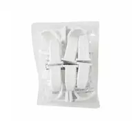 PVC crab claw 32 mm. white