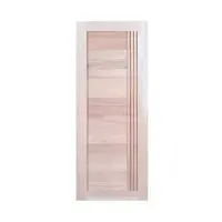 ประตูไม้เนื้อแข็ง ไม่เจาะลูกบิด N999 BALI 100x200 ซม. สีธรรมชาติ