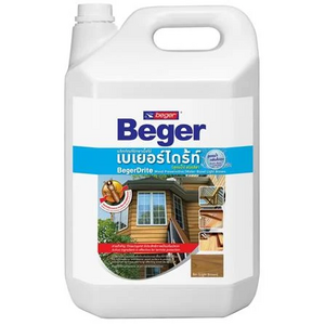 น้ํามันรักษาเนื้อไม้ BEGERDRITE สูตรน้ำ สีชา 4 ลิตร (ชนิดทา) (1088857)