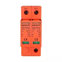 เบรกเกอร์ป้องกันฟ้าผ่า TRANSPOWER DC SUP2H-PV 800 โวลต์ 2 โพล สีส้ม