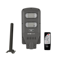 ไฟถนนโซล่าเซลล์ HI-TEK HFSF00060D 60 วัตต์ DAYLIGHT สีเทา