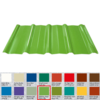 แผ่นเมทัลชีท บลูสโคป ลอนนิยม PZACS70/90 0.3 มม. สีเขียวใบตอง Baitong Green