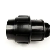 ข้อต่อตรงเกลียวนอก แบบสวมอัด HDPE 75x2 1/2"