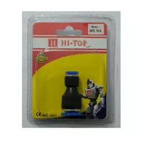 HI-TOP APG8-6 2-way reducing coupling, 8 - 6 mm, black.