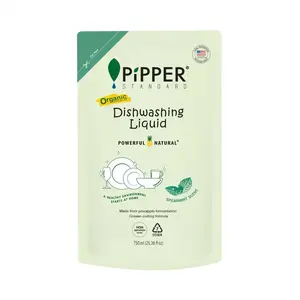 รีฟิลน้ำยาล้างจาน PIPPER 750 มล. สเปียร์มินต์-1