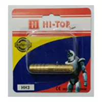 ข้อต่อตรงหางปลา HI-TOP HH 2-2 หุน (1/4 นิ้ว) สีทอง
