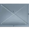 CBG2198 Cross Brace กากบาท 1829x1219x2198 กัลวาไนซ์