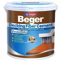 สีย้อมพื้นไม้ FIBER CEMENT BEGER สีวอลนัท ชนิดด้าน 1แกลลอน