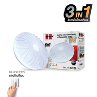 โคมไฟเพดาน LED HI-TEK HFIL3 24 วัตต์ DAYLIGHT/COOLWHITE/WARMWHITE สีขาว 15 นิ้ว