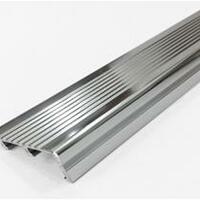 Aluminum stair nose, shiny silver, HOME, 4.5CMx2M