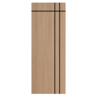 Melamine Door MDF Unix M04BG Siam Teak