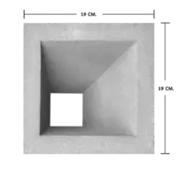Ventilation Block Deep 02 9x19x19 cm