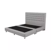 ฐาน+หัวเตียง BERLIN 6FT L-GRAY HLS