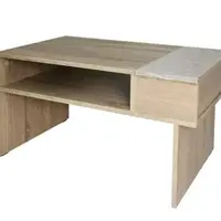 COFFEE TABLE80ME LIVING SOLID OAK/MARBLE 