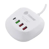 Power supply 3USB 1USB-C 1.2M TOSHINO