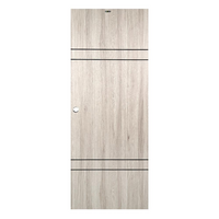 ประตูภายใน UPVC LT-09 สีเทาเงิน AZLE 80x200CM