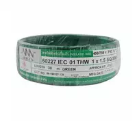 สายไฟ IEC01 THW 1x1.5 ตร.มม. สีเขียว 30 เมตร NNN