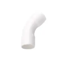 NPI Trachang PVC Electric Telecom White JIS Short Bend 45 H ES 2 35 mm
