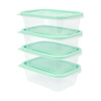 FOOD CONTAINER 600ml KECH 9001 4P GREEN