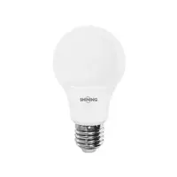 หลอดไฟ LED E27 12W เดย์ไลท์ ทรงลูกแพร์ SHINING A60