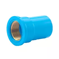 ข้อต่อตรงเกลียวในทองเหลือง หนา PVC 1 นิ้ว SCG