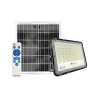 สปอร์ตไลท์โซล่าเซลล์ RACER FLOODLIGHT 200 วัตต์ วอร์มไวท์ สีเทา