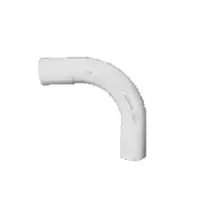 Thai Pipe TS 90˚ Bend White 55 mm