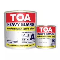 TOA 111 สีอุตสาหกรรม TOA HEAVY GUARD COALTAR PART A+B สีดำ