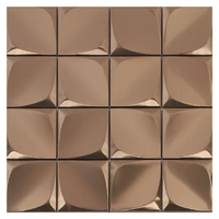 กระเบื้องโมเสค โมเสค HPR-211 สีทองแดง TARA 30x30CM