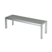 PLASTIC WOOD EMBRACE GY CAST IRON BENCH