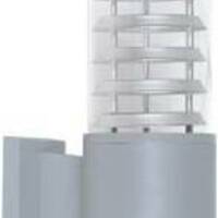 โคมไฟติดผนังภายนอก 7424 CARINI อะลูมิเนียม/แก้ว MODERN สีเทา