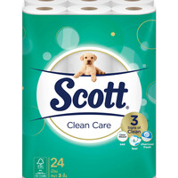 กระดาษชำระ SCOTT CLEAN CARE แพ็ค24