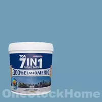 TOA V210 TOA 7IN1 สีน้ำปิดรอยร้าว ชนิดกึ่งเงา ภายนอก Venice Blue