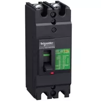 เบรกเกอร์ 15 แอมป์ MCCB SCHNEIDER 2 Pole 30kA ขนาดเฟรม 100A รุ่น EasyPact EZC