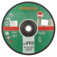 แผ่นตัดหิน-คอนกรีต แบบนูน RHODIUS 9 นิ้ว