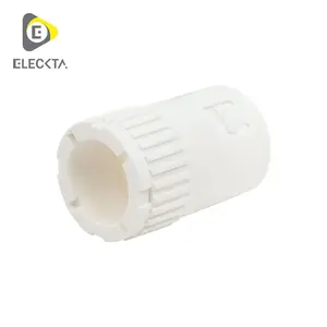 Flexible pipe connector 32MM white Pack2 ELEK-1